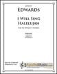 I Will Sing SSA choral sheet music cover